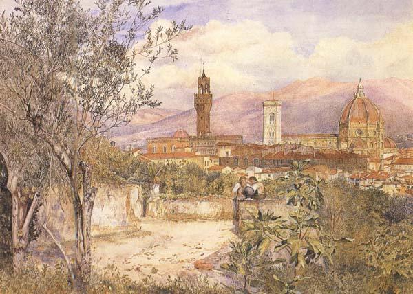  View of Florence,From the Gardens fo the Palazzo de'Mozzi (mk46)